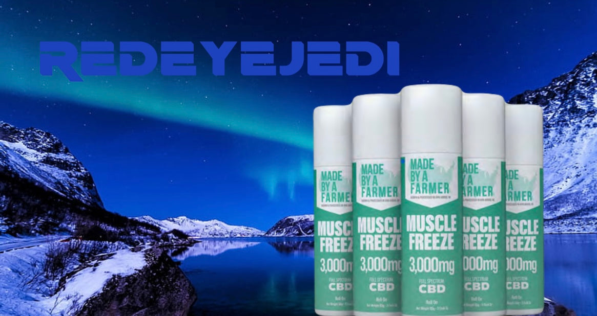 🧊 Red Eye Jedi Arctic Freeze CBD Roll-On – 3,000mg Full Spectrum Relief